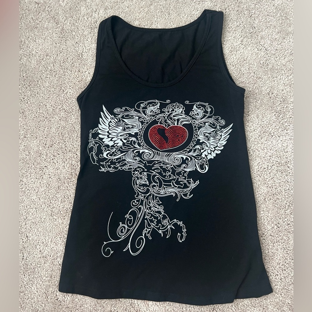 Shein Wing Print Top